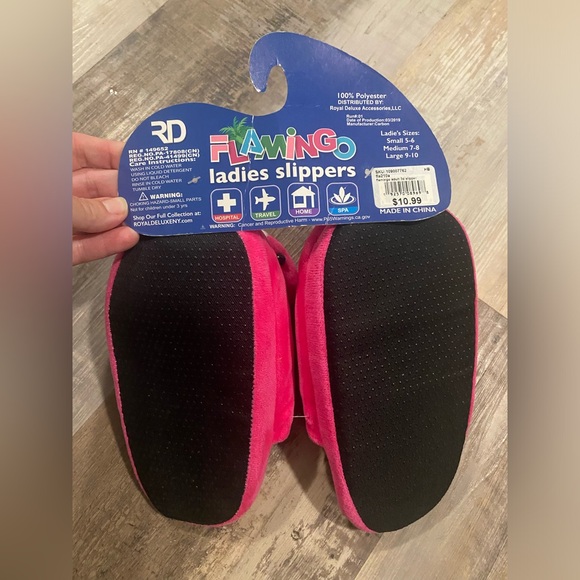Flamingo slippers 5-6 - Picture 2 of 2